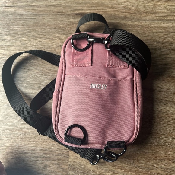 Brixley Dusty Rose Crossbody Adjustable Strap Bag - Picture 2 of 3